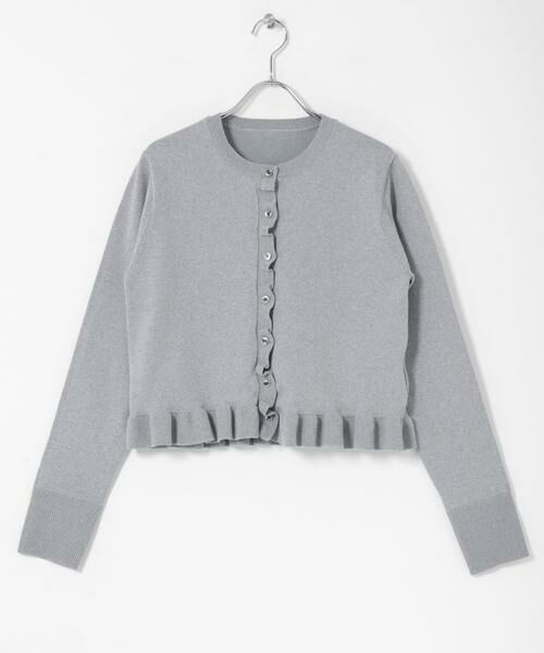 SENSE OF PLACE by URBAN RESEARCH / センスオブプレイス バイ アーバンリサーチ ニット・セーター | 『洗濯可』フリルトリムニットカーディガン | 詳細20