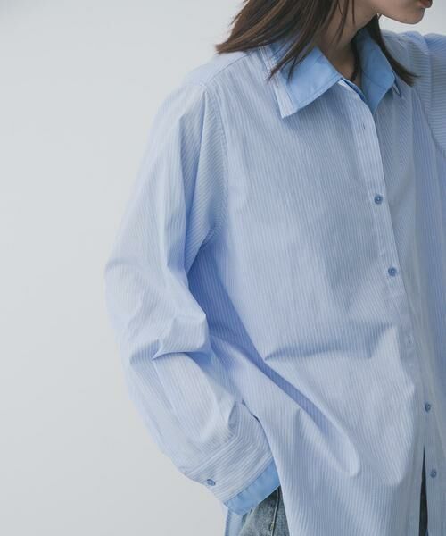 SENSE OF PLACE by URBAN RESEARCH / センスオブプレイス バイ アーバンリサーチ シャツ・ブラウス | 『WEB限定』フェイクレイヤードルーズシャツ | 詳細9