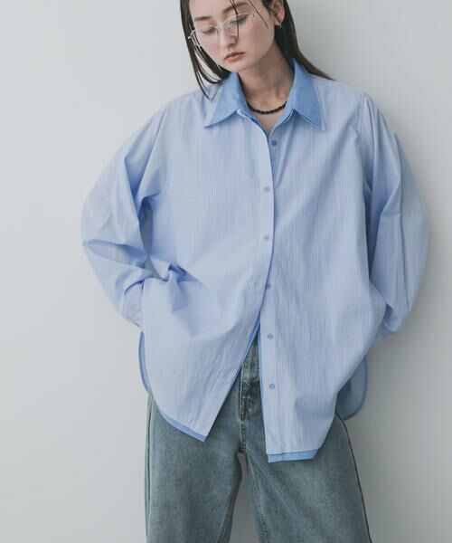 SENSE OF PLACE by URBAN RESEARCH / センスオブプレイス バイ アーバンリサーチ シャツ・ブラウス | 『WEB限定』フェイクレイヤードルーズシャツ | 詳細10