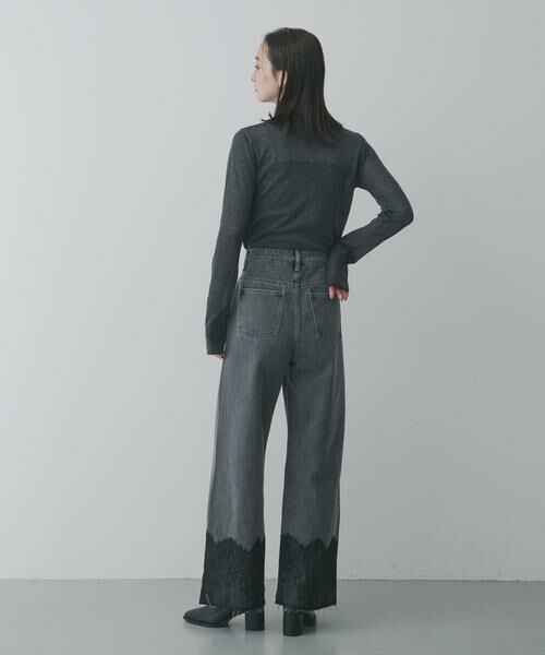 SENSE OF PLACE by URBAN RESEARCH / センスオブプレイス バイ アーバンリサーチ その他パンツ | レースドッキングデニムパンツ | 詳細11