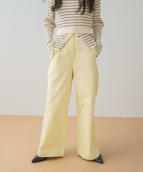 SENSE OF PLACE by URBAN RESEARCH / センスオブプレイス バイ アーバンリサーチ その他パンツ | カラーワイドパンツ | 詳細1