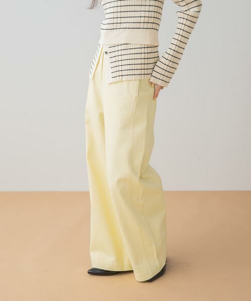 SENSE OF PLACE by URBAN RESEARCH / センスオブプレイス バイ アーバンリサーチ その他パンツ | カラーワイドパンツ | 詳細3
