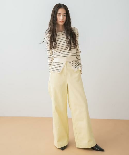 SENSE OF PLACE by URBAN RESEARCH / センスオブプレイス バイ アーバンリサーチ その他パンツ | カラーワイドパンツ | 詳細4