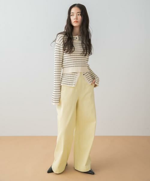 SENSE OF PLACE by URBAN RESEARCH / センスオブプレイス バイ アーバンリサーチ その他パンツ | カラーワイドパンツ | 詳細5