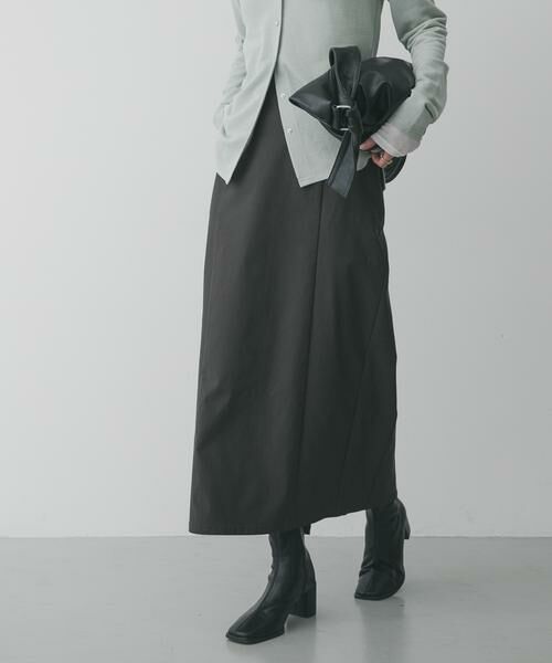 SENSE OF PLACE by URBAN RESEARCH / センスオブプレイス バイ アーバンリサーチ スカート | 『一部WEB限定サイズ』ストレッチタイトスカート(チャコールグレー)