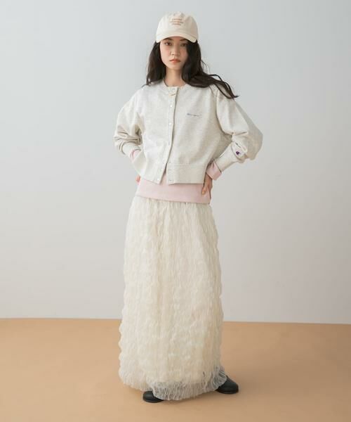 SENSE OF PLACE by URBAN RESEARCH / センスオブプレイス バイ アーバンリサーチ スカート | ウェーブチュールスカート | 詳細5