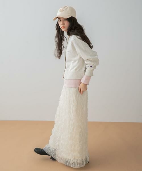 SENSE OF PLACE by URBAN RESEARCH / センスオブプレイス バイ アーバンリサーチ スカート | ウェーブチュールスカート | 詳細6