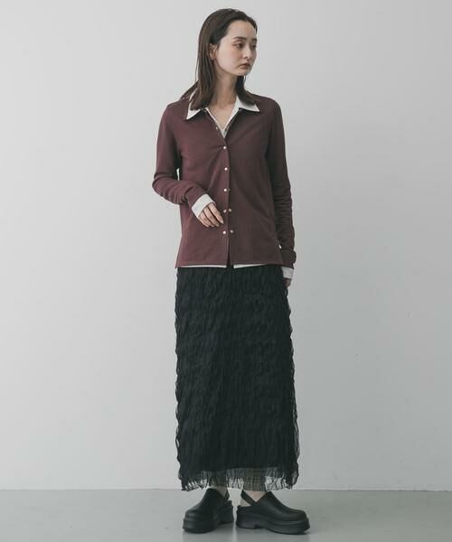 SENSE OF PLACE by URBAN RESEARCH / センスオブプレイス バイ アーバンリサーチ スカート | ウェーブチュールスカート | 詳細17