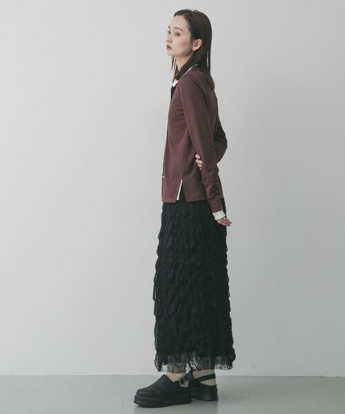 SENSE OF PLACE by URBAN RESEARCH / センスオブプレイス バイ アーバンリサーチ スカート | ウェーブチュールスカート | 詳細18