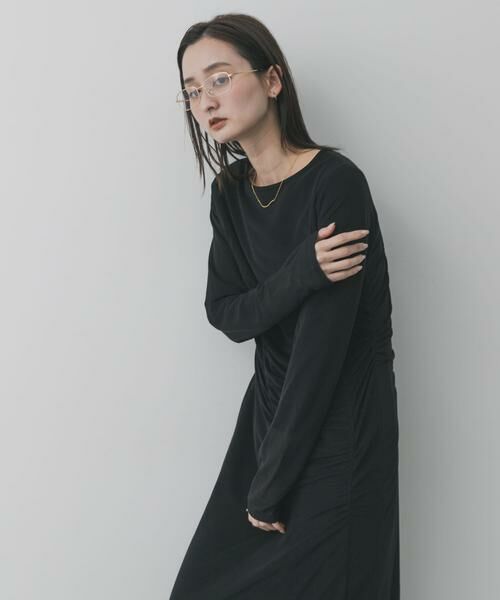 SENSE OF PLACE by URBAN RESEARCH / センスオブプレイス バイ アーバンリサーチ ワンピース | シアーレイヤードシャーリングワンピース | 詳細1