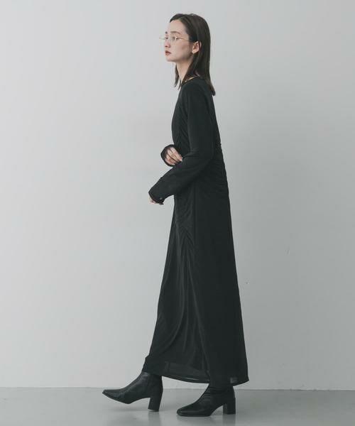 SENSE OF PLACE by URBAN RESEARCH / センスオブプレイス バイ アーバンリサーチ ワンピース | シアーレイヤードシャーリングワンピース | 詳細5