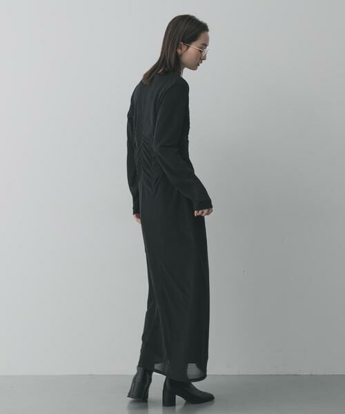 SENSE OF PLACE by URBAN RESEARCH / センスオブプレイス バイ アーバンリサーチ ワンピース | シアーレイヤードシャーリングワンピース | 詳細6