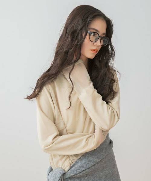 SENSE OF PLACE by URBAN RESEARCH / センスオブプレイス バイ アーバンリサーチ ワンピース | シアーレイヤードシャーリングワンピース | 詳細9