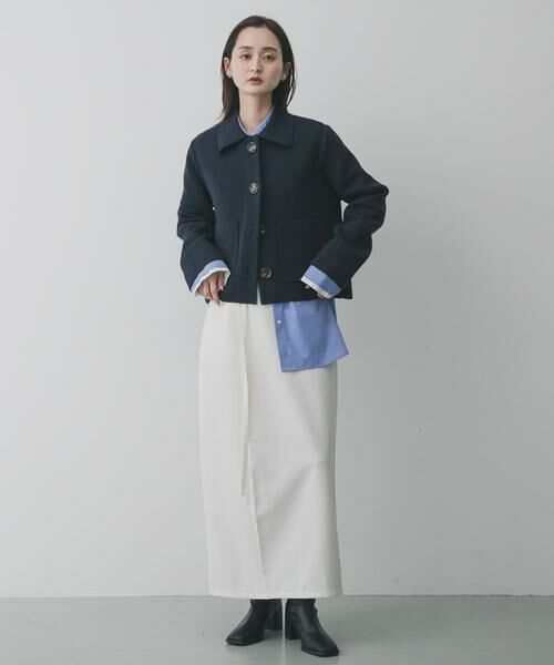 SENSE OF PLACE by URBAN RESEARCH / センスオブプレイス バイ アーバンリサーチ ニット・セーター | ビックボタンニットジャケット | 詳細4