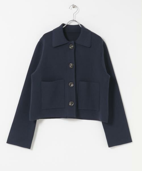 SENSE OF PLACE by URBAN RESEARCH / センスオブプレイス バイ アーバンリサーチ ニット・セーター | ビックボタンニットジャケット | 詳細6