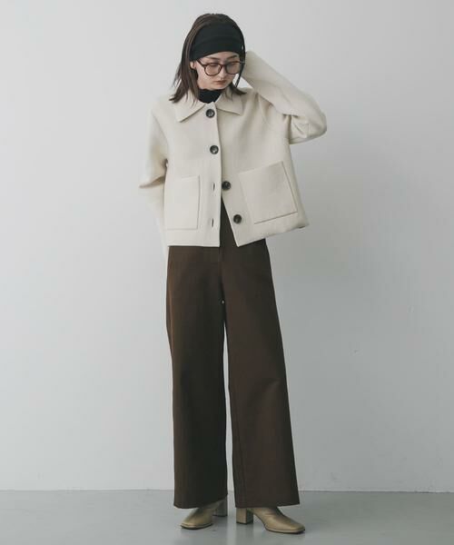 SENSE OF PLACE by URBAN RESEARCH / センスオブプレイス バイ アーバンリサーチ ニット・セーター | ビックボタンニットジャケット | 詳細14