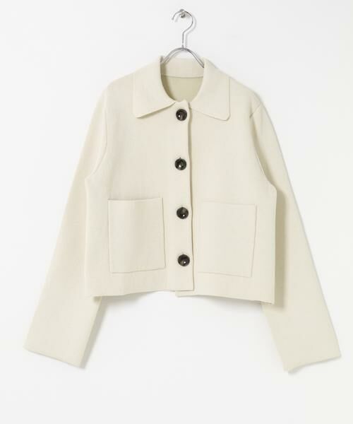 SENSE OF PLACE by URBAN RESEARCH / センスオブプレイス バイ アーバンリサーチ ニット・セーター | ビックボタンニットジャケット | 詳細15