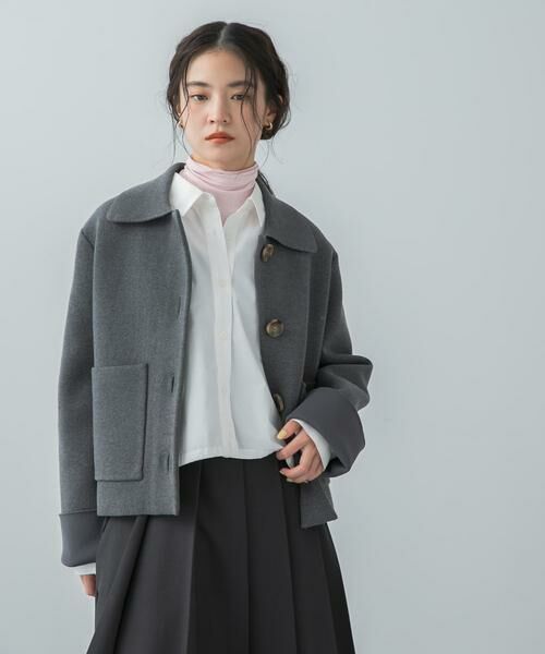 SENSE OF PLACE by URBAN RESEARCH / センスオブプレイス バイ アーバンリサーチ ニット・セーター | ビックボタンニットジャケット | 詳細19