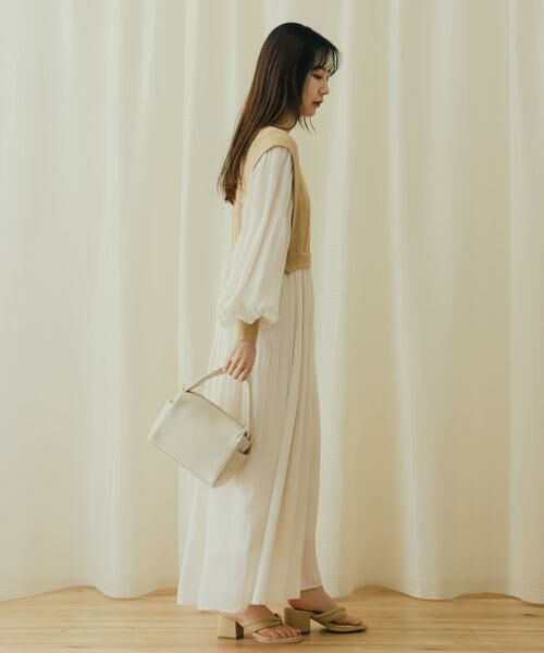 SENSE OF PLACE by URBAN RESEARCH / センスオブプレイス バイ アーバンリサーチ ワンピース | マジョリカプリーツドッキングワンピース | 詳細5