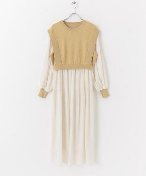 SENSE OF PLACE by URBAN RESEARCH / センスオブプレイス バイ アーバンリサーチ ワンピース | マジョリカプリーツドッキングワンピース | 詳細6