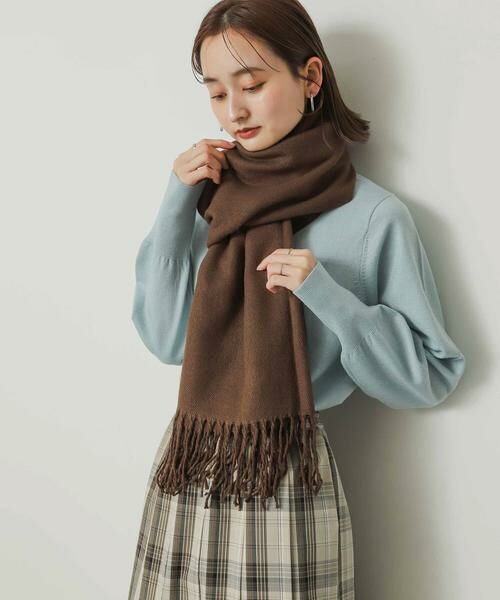 SENSE OF PLACE by URBAN RESEARCH / センスオブプレイス バイ アーバンリサーチ マフラー・ショール・スヌード・ストール | 『ユニセックス』無地ストール | 詳細11