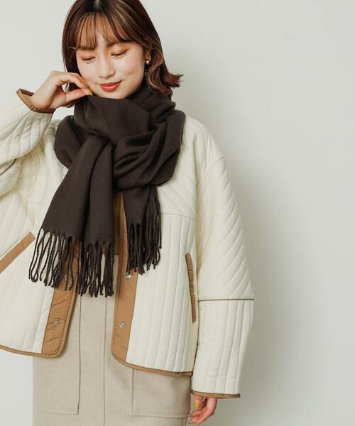 SENSE OF PLACE by URBAN RESEARCH / センスオブプレイス バイ アーバンリサーチ マフラー・ショール・スヌード・ストール | 『ユニセックス』無地ストール | 詳細3