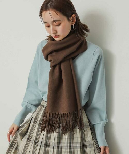 SENSE OF PLACE by URBAN RESEARCH / センスオブプレイス バイ アーバンリサーチ マフラー・ショール・スヌード・ストール | 『ユニセックス』無地ストール | 詳細8