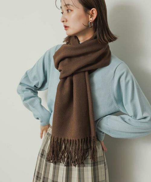 SENSE OF PLACE by URBAN RESEARCH / センスオブプレイス バイ アーバンリサーチ マフラー・ショール・スヌード・ストール | 『ユニセックス』無地ストール | 詳細9