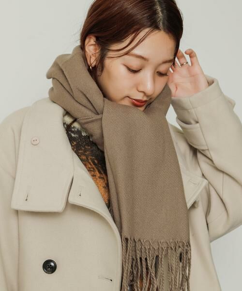 SENSE OF PLACE by URBAN RESEARCH / センスオブプレイス バイ アーバンリサーチ マフラー・ショール・スヌード・ストール | 『ユニセックス』無地ストール | 詳細16