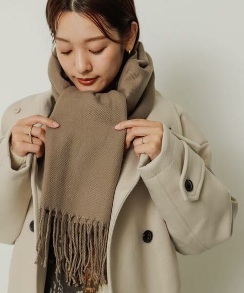 SENSE OF PLACE by URBAN RESEARCH / センスオブプレイス バイ アーバンリサーチ マフラー・ショール・スヌード・ストール | 『ユニセックス』無地ストール | 詳細17