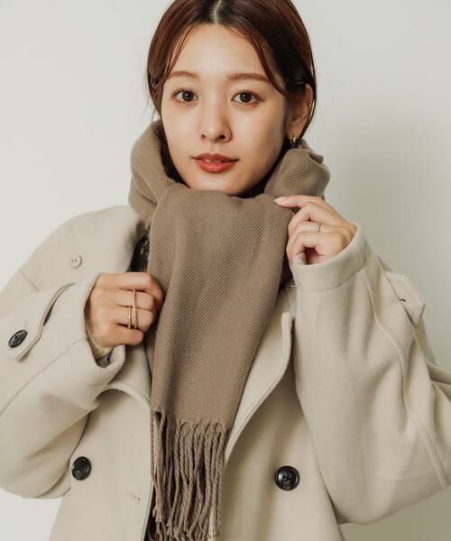 SENSE OF PLACE by URBAN RESEARCH / センスオブプレイス バイ アーバンリサーチ マフラー・ショール・スヌード・ストール | 『ユニセックス』無地ストール | 詳細18