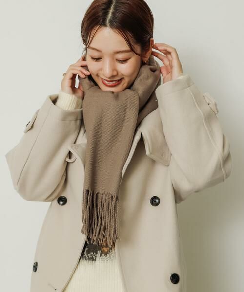 SENSE OF PLACE by URBAN RESEARCH / センスオブプレイス バイ アーバンリサーチ マフラー・ショール・スヌード・ストール | 『ユニセックス』無地ストール | 詳細19