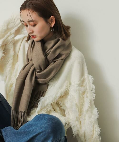 SENSE OF PLACE by URBAN RESEARCH / センスオブプレイス バイ アーバンリサーチ マフラー・ショール・スヌード・ストール | 『ユニセックス』無地ストール | 詳細22