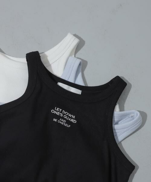 SENSE OF PLACE by URBAN RESEARCH / センスオブプレイス バイ アーバンリサーチ タンクトップ | カップインクロップドロゴタンクトップ | 詳細5