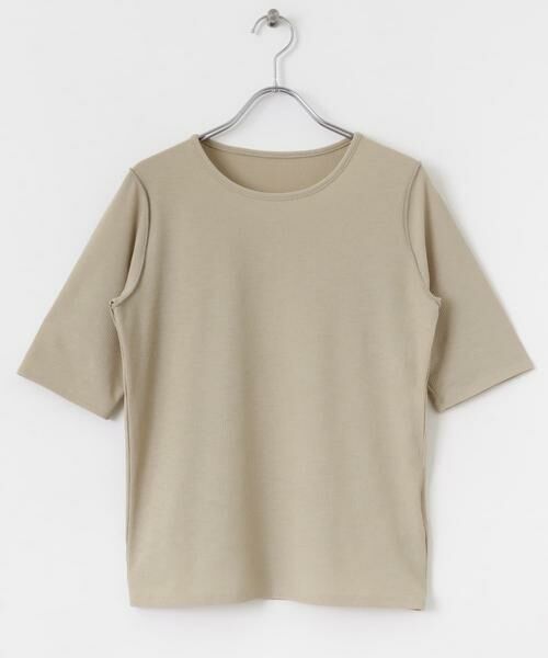 SENSE OF PLACE by URBAN RESEARCH / センスオブプレイス バイ アーバンリサーチ Tシャツ | シアーコンパクトTシャツ(5分袖) | 詳細4