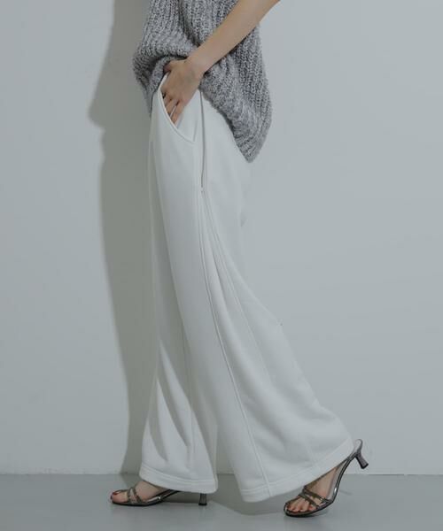 SENSE OF PLACE by URBAN RESEARCH / センスオブプレイス バイ アーバンリサーチ その他パンツ | サイドパネルスウェットパンツ（オフホワイト）