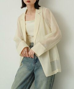 SENSE OF PLACE by URBAN RESEARCH / センスオブプレイス バイ アーバンリサーチ その他アウター | シアーテーラードジャケット