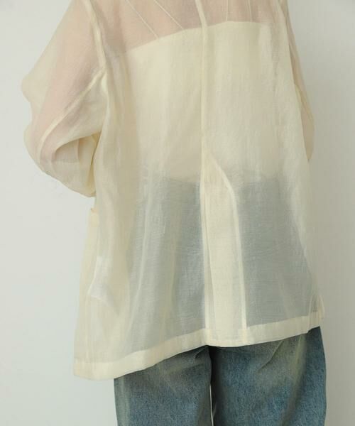 SENSE OF PLACE by URBAN RESEARCH / センスオブプレイス バイ アーバンリサーチ その他アウター | シアーテーラードジャケット | 詳細3