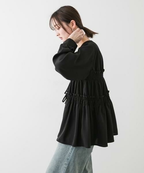 SENSE OF PLACE by URBAN RESEARCH / センスオブプレイス バイ アーバンリサーチ シャツ・ブラウス | ギャザーリボンチュニックブラウス | 詳細3