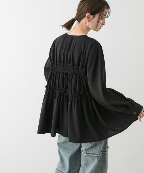 SENSE OF PLACE by URBAN RESEARCH / センスオブプレイス バイ アーバンリサーチ シャツ・ブラウス | ギャザーリボンチュニックブラウス | 詳細5