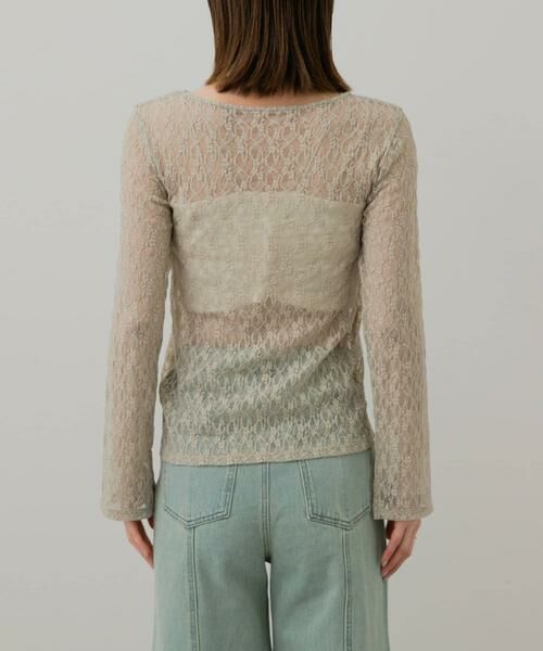 SENSE OF PLACE by URBAN RESEARCH / センスオブプレイス バイ アーバンリサーチ カーディガン・ボレロ | ボートネックレースカーディガン | 詳細18