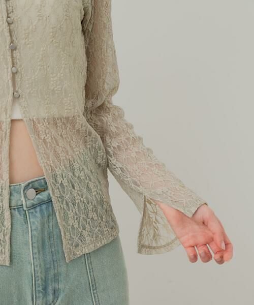 SENSE OF PLACE by URBAN RESEARCH / センスオブプレイス バイ アーバンリサーチ カーディガン・ボレロ | ボートネックレースカーディガン | 詳細20
