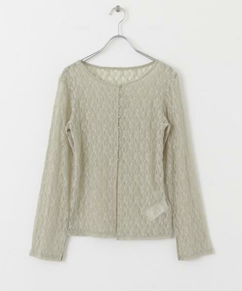 SENSE OF PLACE by URBAN RESEARCH / センスオブプレイス バイ アーバンリサーチ カーディガン・ボレロ | ボートネックレースカーディガン | 詳細21