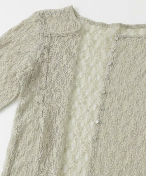 SENSE OF PLACE by URBAN RESEARCH / センスオブプレイス バイ アーバンリサーチ カーディガン・ボレロ | ボートネックレースカーディガン | 詳細22