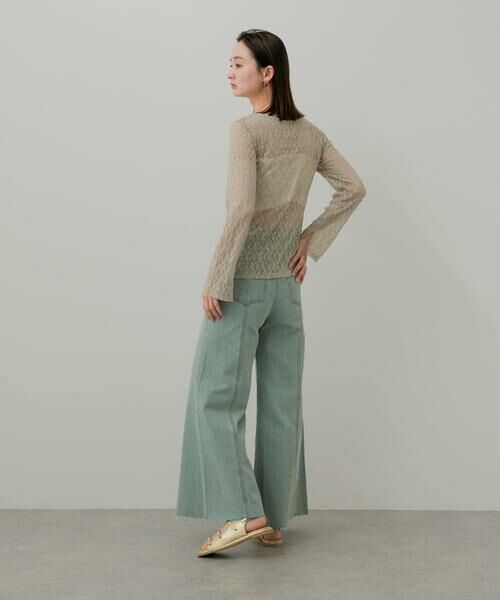 SENSE OF PLACE by URBAN RESEARCH / センスオブプレイス バイ アーバンリサーチ カーディガン・ボレロ | ボートネックレースカーディガン | 詳細15