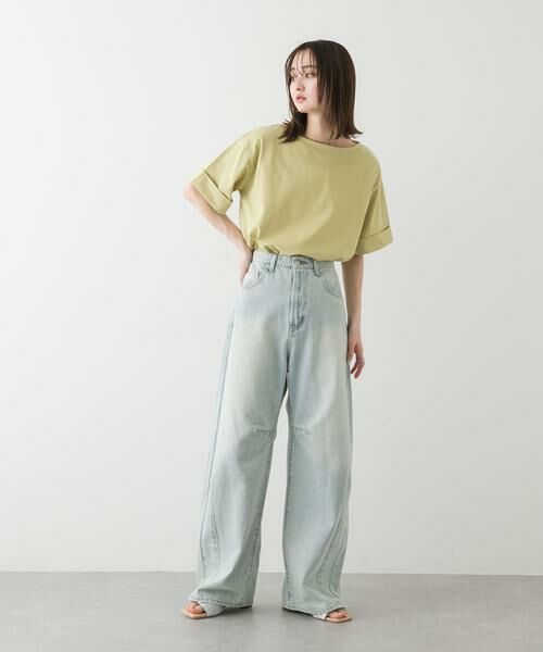 SENSE OF PLACE by URBAN RESEARCH / センスオブプレイス バイ アーバンリサーチ Tシャツ | 『UR TECH』ロールスリーブTシャツ(半袖) | 詳細5