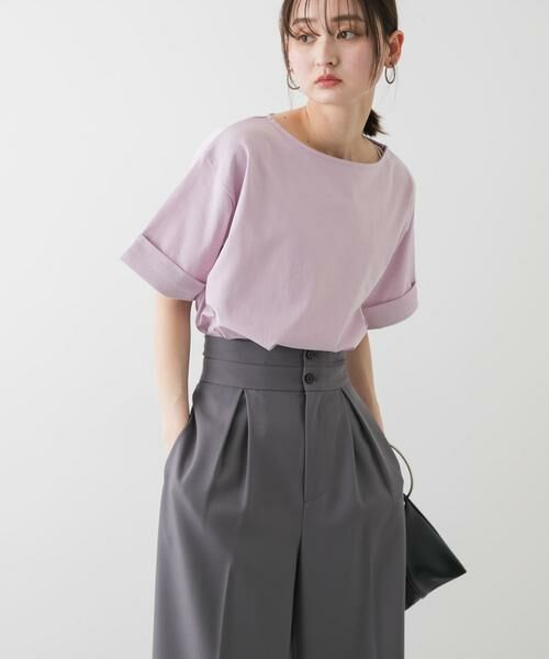 SENSE OF PLACE by URBAN RESEARCH / センスオブプレイス バイ アーバンリサーチ Tシャツ | 『UR TECH』ロールスリーブTシャツ(半袖) | 詳細10