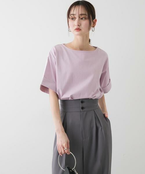 SENSE OF PLACE by URBAN RESEARCH / センスオブプレイス バイ アーバンリサーチ Tシャツ | 『UR TECH』ロールスリーブTシャツ(半袖) | 詳細11