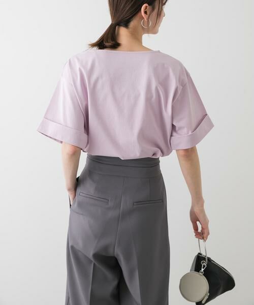 SENSE OF PLACE by URBAN RESEARCH / センスオブプレイス バイ アーバンリサーチ Tシャツ | 『UR TECH』ロールスリーブTシャツ(半袖) | 詳細12