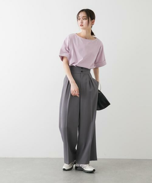 SENSE OF PLACE by URBAN RESEARCH / センスオブプレイス バイ アーバンリサーチ Tシャツ | 『UR TECH』ロールスリーブTシャツ(半袖) | 詳細13